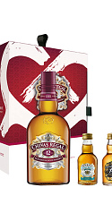 Estuche Chivas Regal 12 Años + XV mini + Mizunara mini