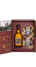 Estuche Chivas Regal 12 Años 70 cl. + 2 vasos