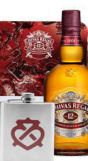 Estuche Chivas Regal 12 Years con petaca