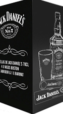 Pack Jack Daniel's Old No.7 (x3) con 4 vasos Boston, Abridor y Barmat